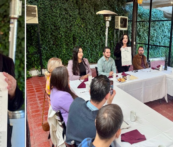 SE REGISTRA LUPITA PÉREZ EN MORENA PARA BUSCAR COORDINACIÓN MUNICIPAL RUMBO A 2027